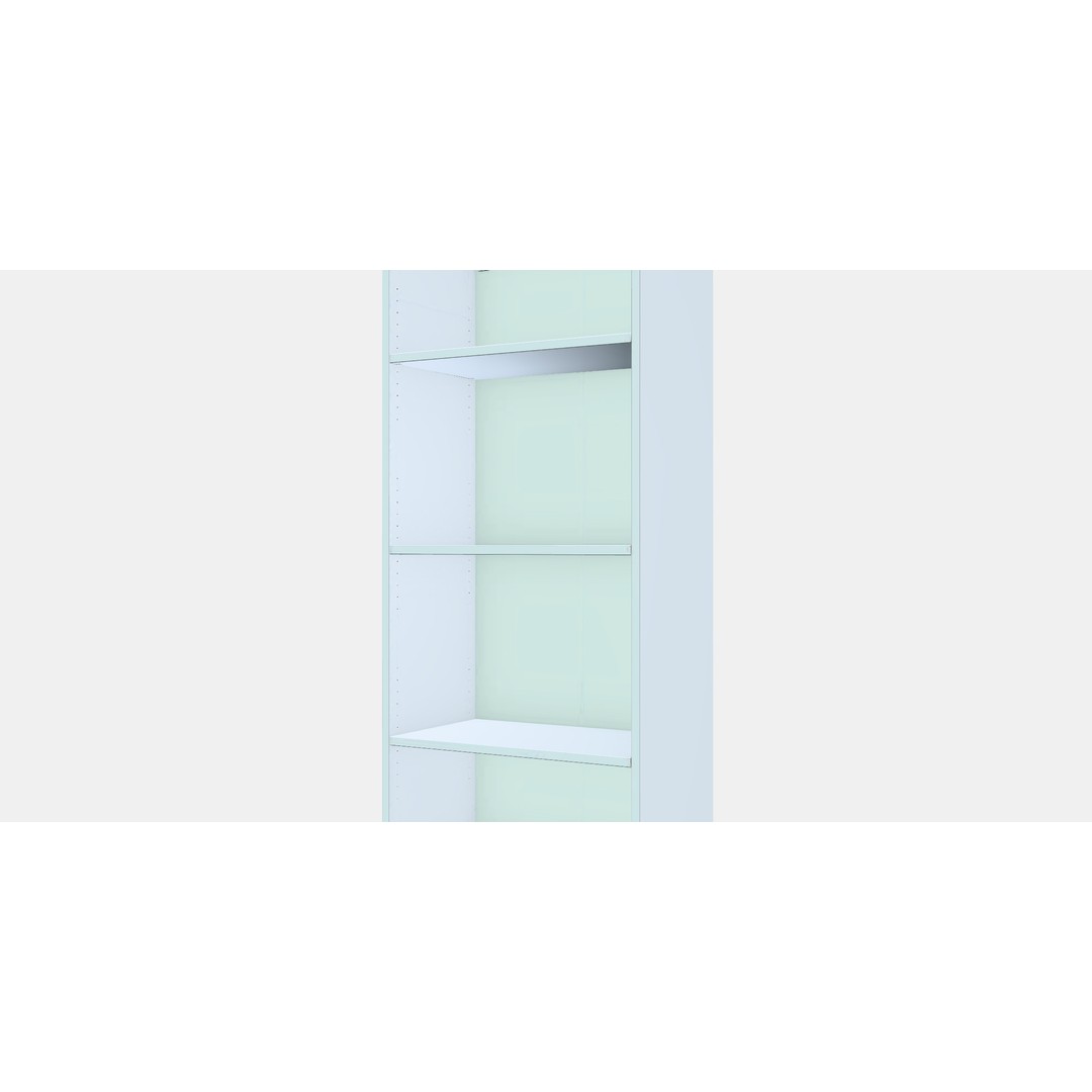 SKRUVBY Bookcase 3D Model – Elegant Modern Furniture, FBX - View 14