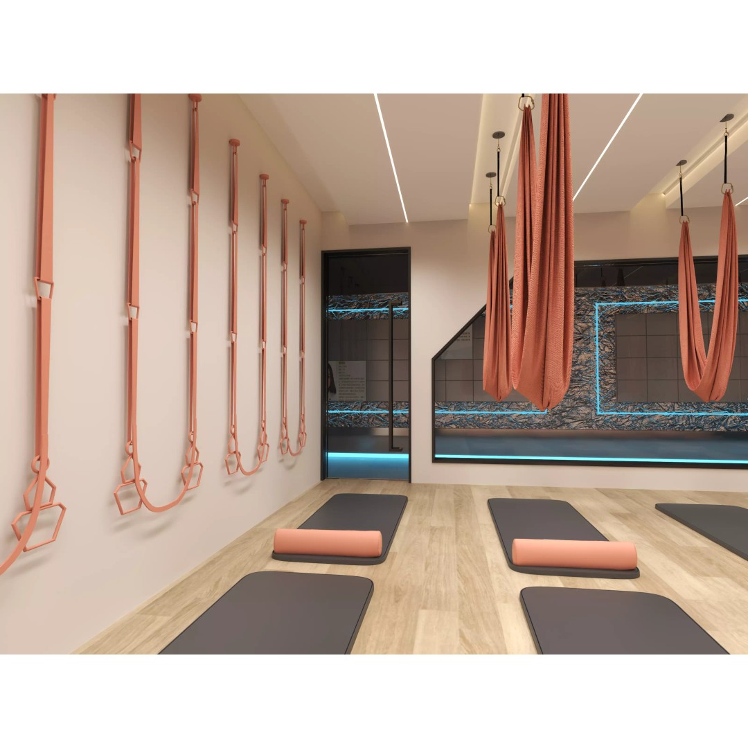 Modern Pilates Studio 3D Model – Realistic Interior Scene, FBX, OBJ - View 10