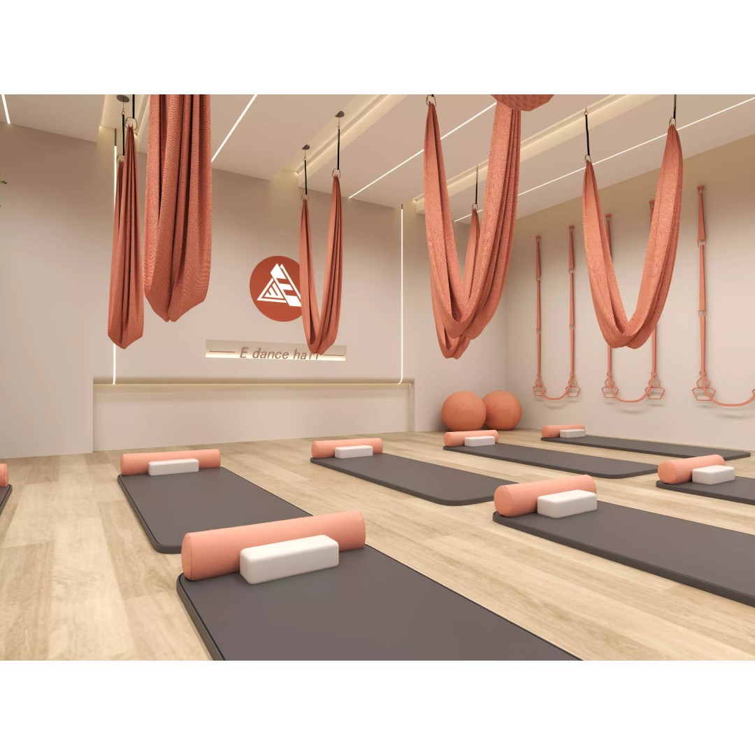Modern Pilates Studio 3D Model – Realistic Interior Scene, FBX, OBJ - View 6