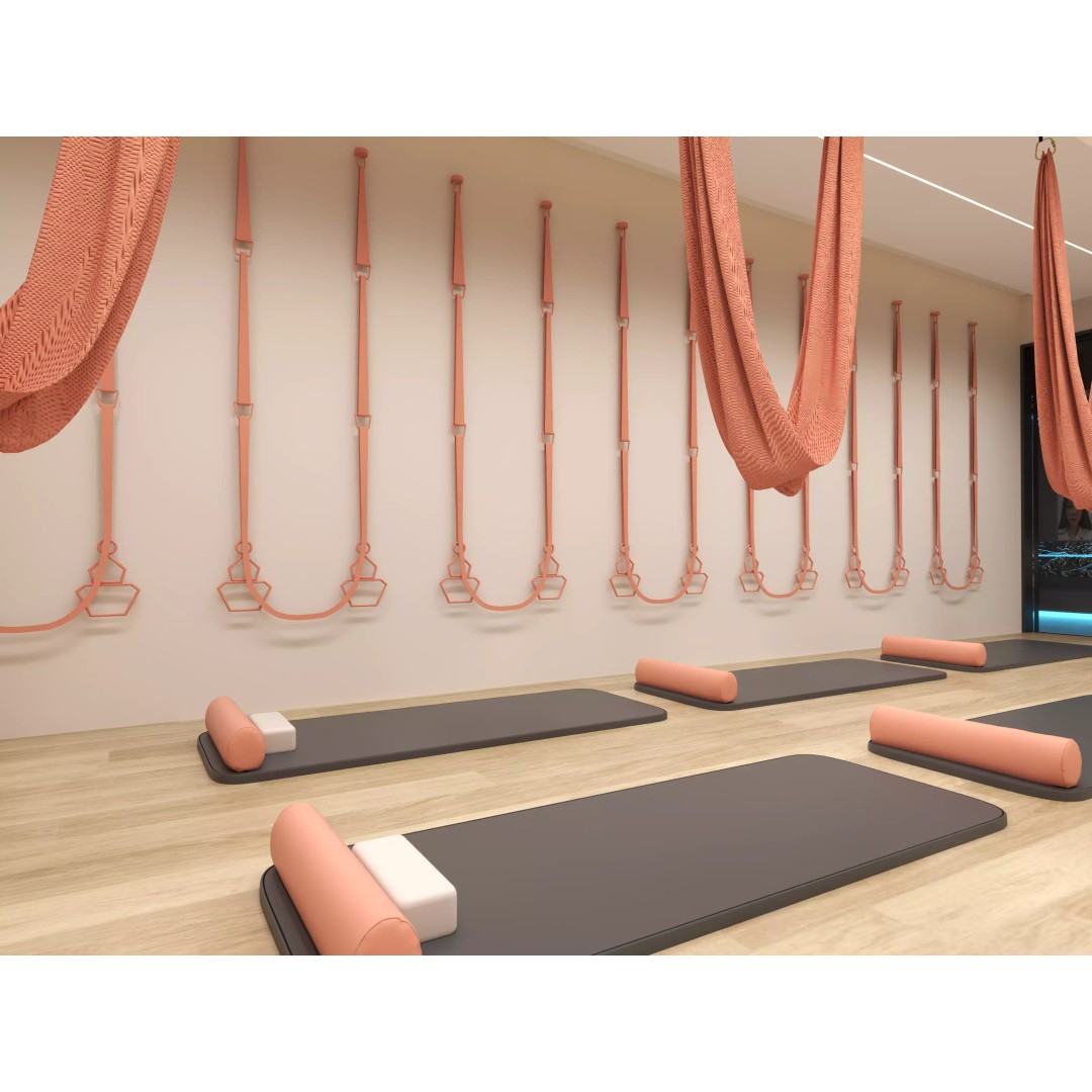 Modern Pilates Studio 3D Model – Realistic Interior Scene, FBX, OBJ - View 7
