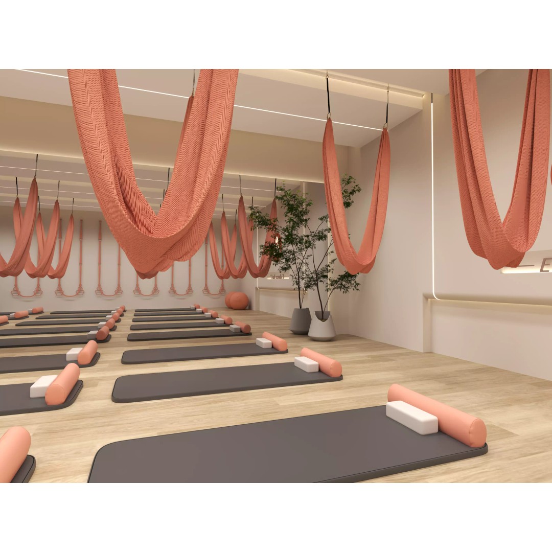 Modern Pilates Studio 3D Model – Realistic Interior Scene, FBX, OBJ - View 9