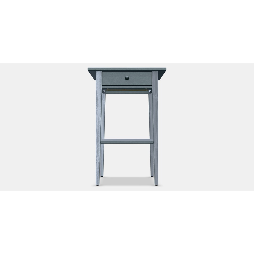 HEMNES Bedside Table 3D Model – Low Poly Furniture Asset, FBX - View 10