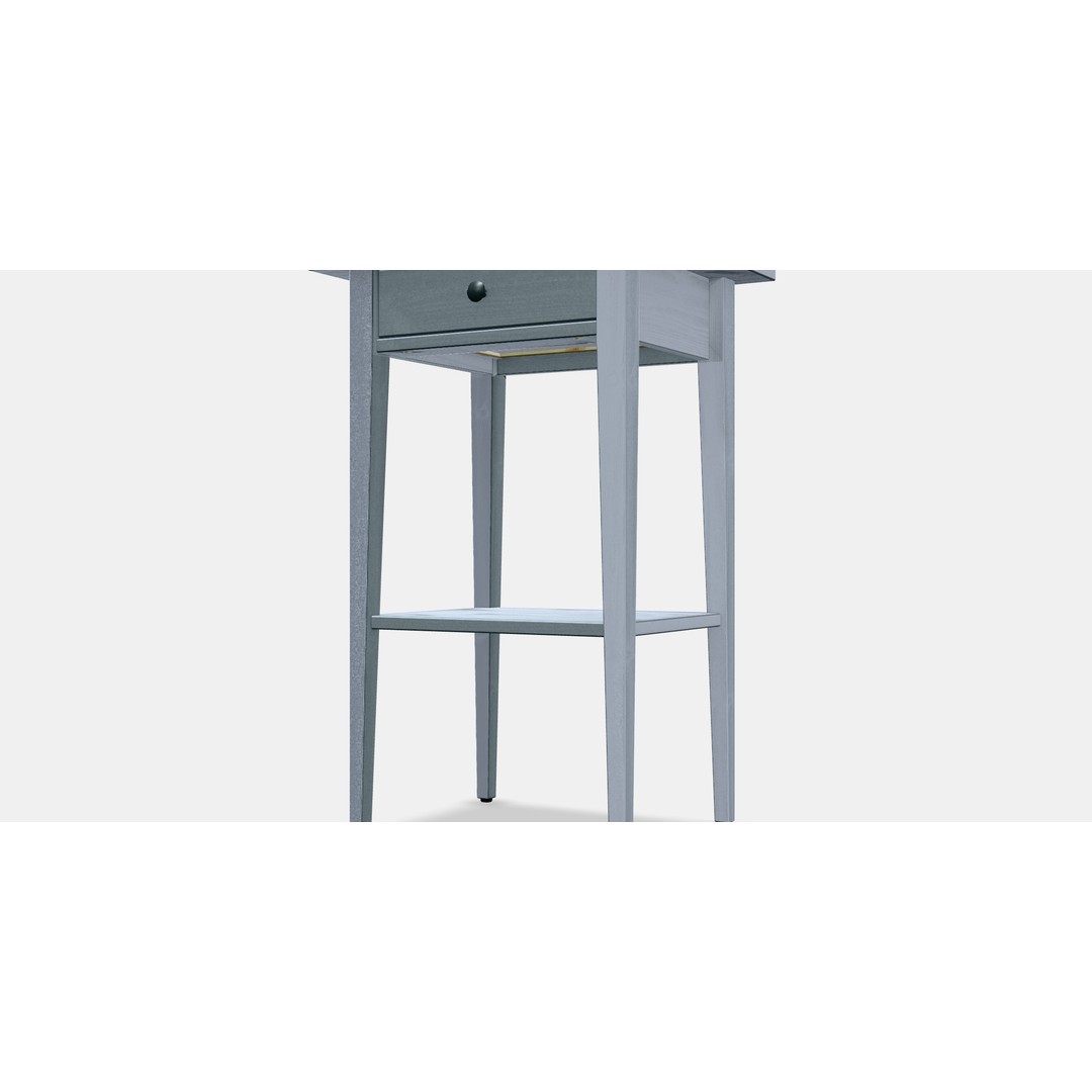 HEMNES Bedside Table 3D Model – Low Poly Furniture Asset, FBX - View 14