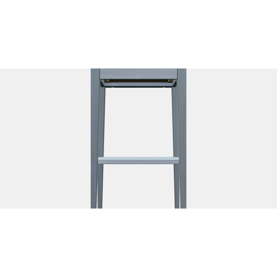 HEMNES Bedside Table 3D Model – Low Poly Furniture Asset, FBX - View 15