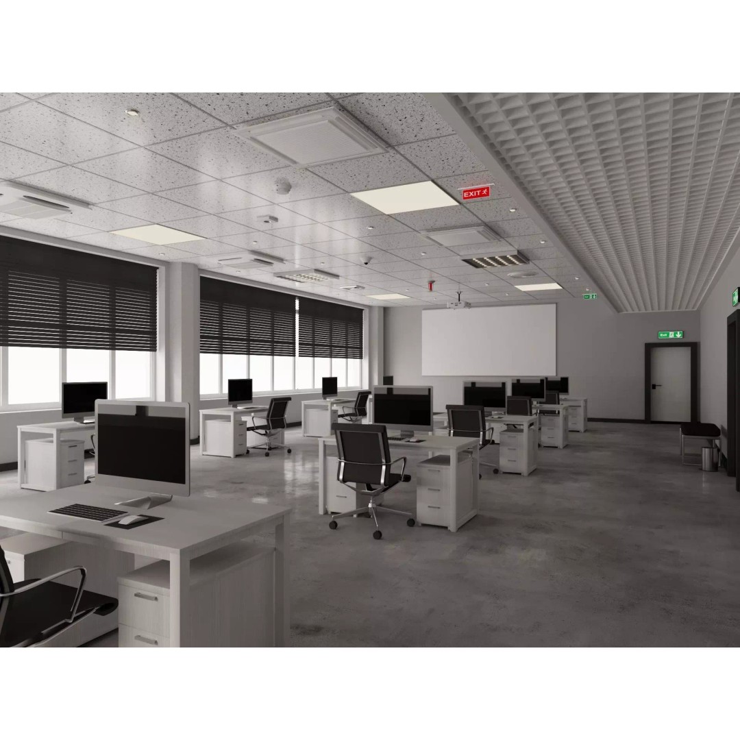 Modern Office Interior 3D Model – Modular Design, Blender & FBX Formats - View 2