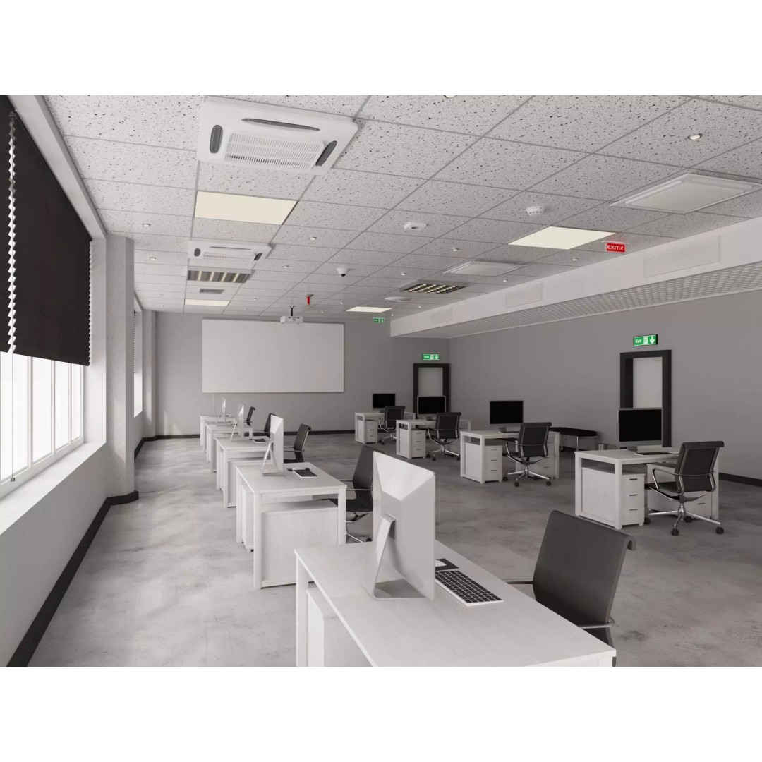 Modern Office Interior 3D Model – Modular Design, Blender & FBX Formats - View 3