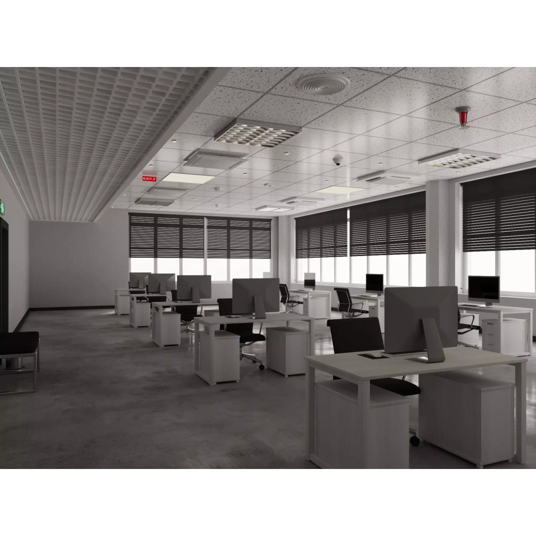 Modern Office Interior 3D Model – Modular Design, Blender & FBX Formats - View 6