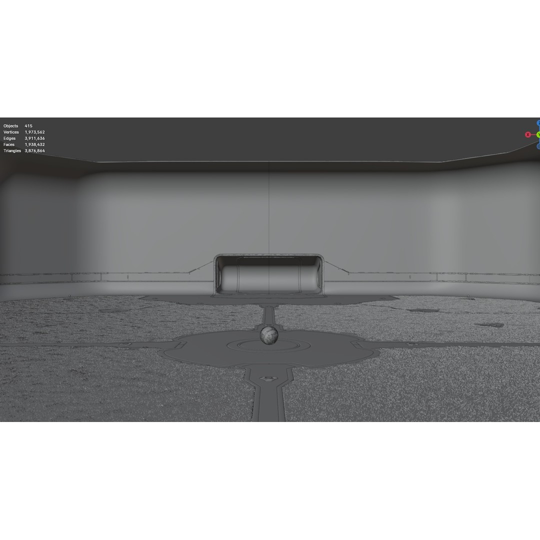 DFH Stadium 3D Model – Photorealistic PBR Asset for Games