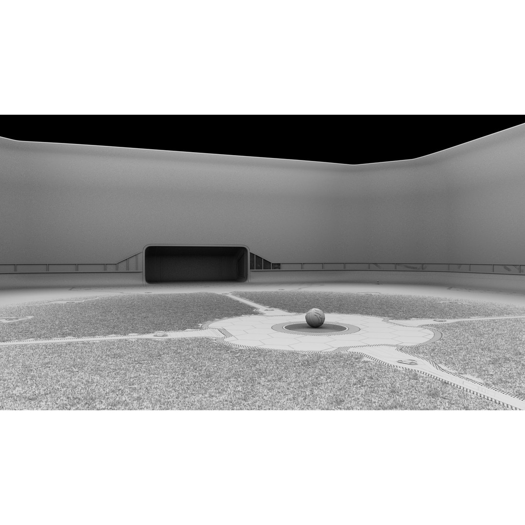 DFH Stadium 3D Model – Photorealistic PBR Asset for Games - View 3