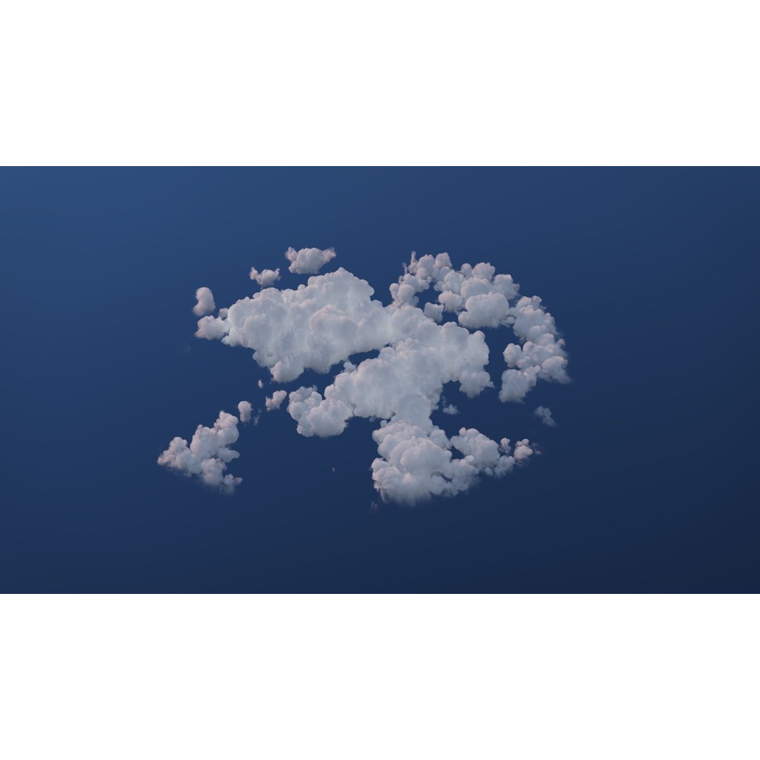 Volumetric Cloud Pack 3D Model – Realistic VDB Cloudscapes for Animation