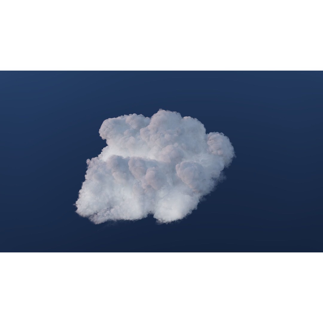 Volumetric Cloud Pack 3D Model – Realistic VDB Cloudscapes for Animation - View 10