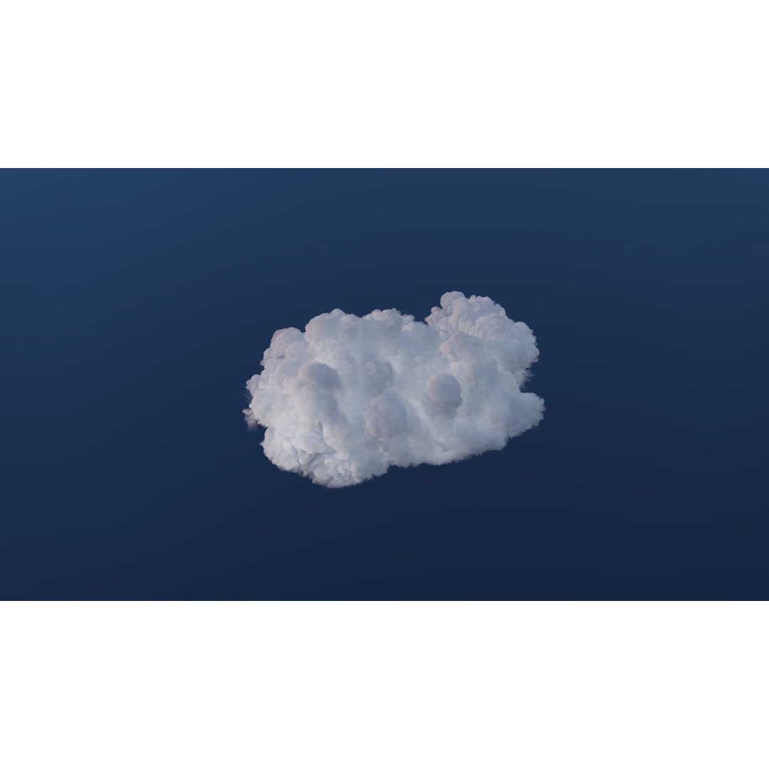 Volumetric Cloud Pack 3D Model – Realistic VDB Cloudscapes for Animation - View 13