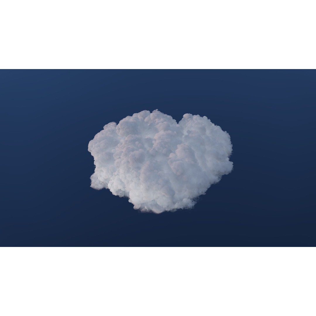 Volumetric Cloud Pack 3D Model – Realistic VDB Cloudscapes for Animation - View 15