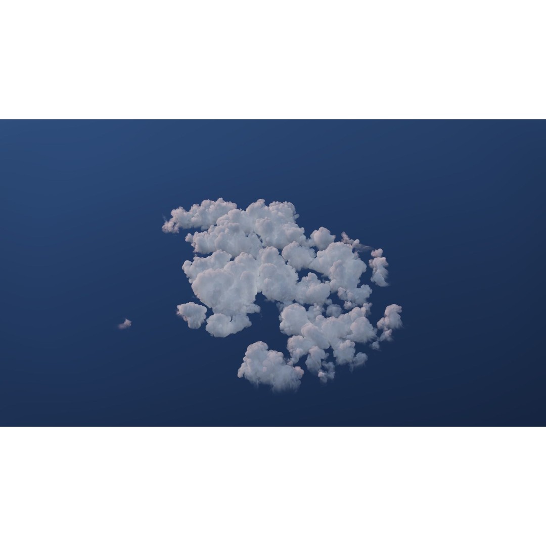 Volumetric Cloud Pack 3D Model – Realistic VDB Cloudscapes for Animation - View 20