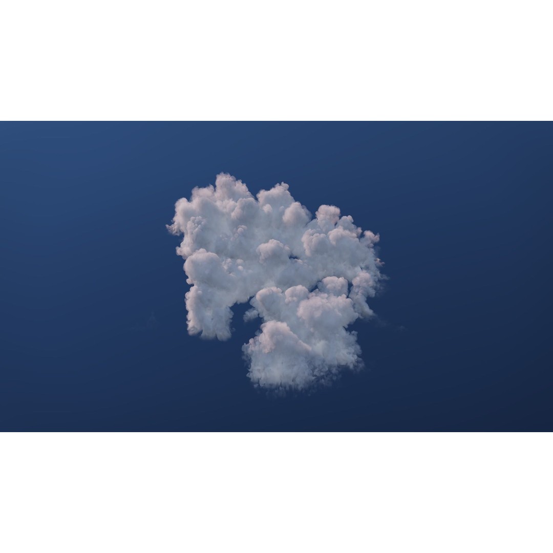 Volumetric Cloud Pack 3D Model – Realistic VDB Cloudscapes for Animation - View 21