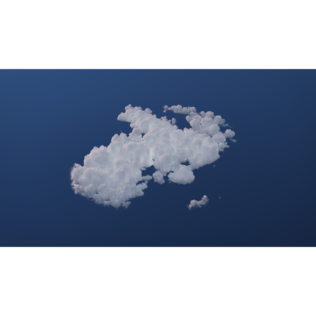 Volumetric Cloud Pack 3D Model – Realistic VDB Cloudscapes for Animation - View 22