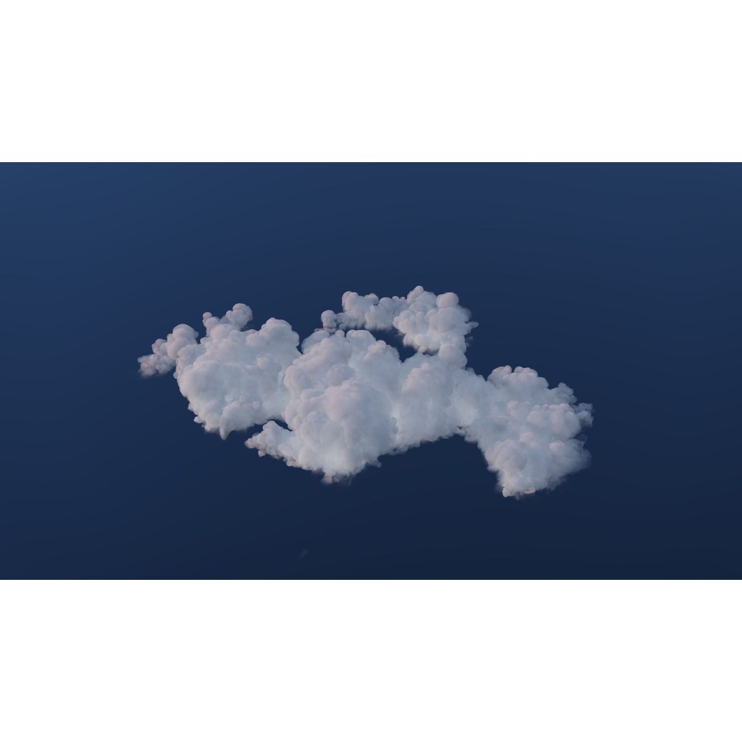 Volumetric Cloud Pack 3D Model – Realistic VDB Cloudscapes for Animation - View 23