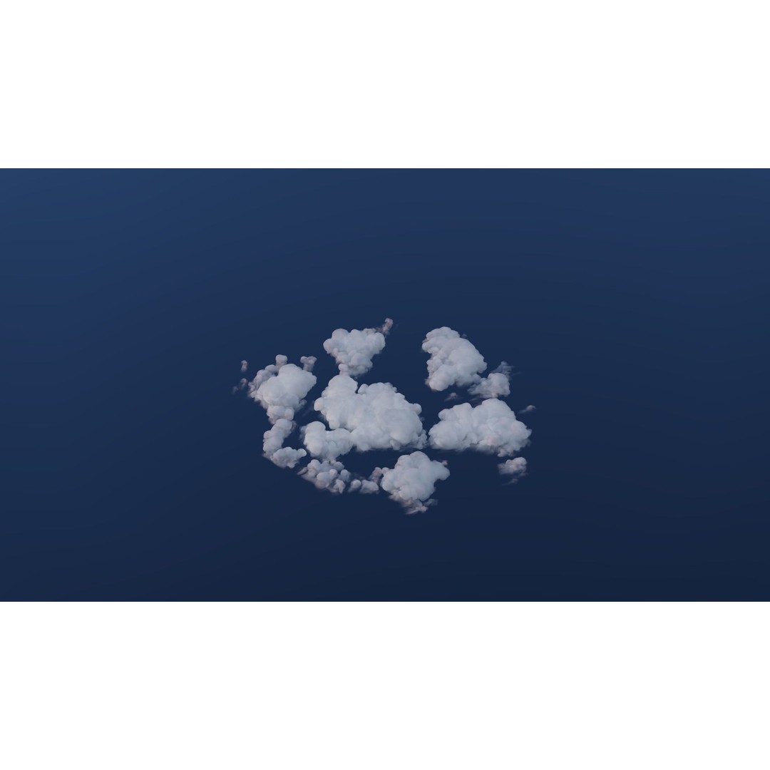 Volumetric Cloud Pack 3D Model – Realistic VDB Cloudscapes for Animation - View 5