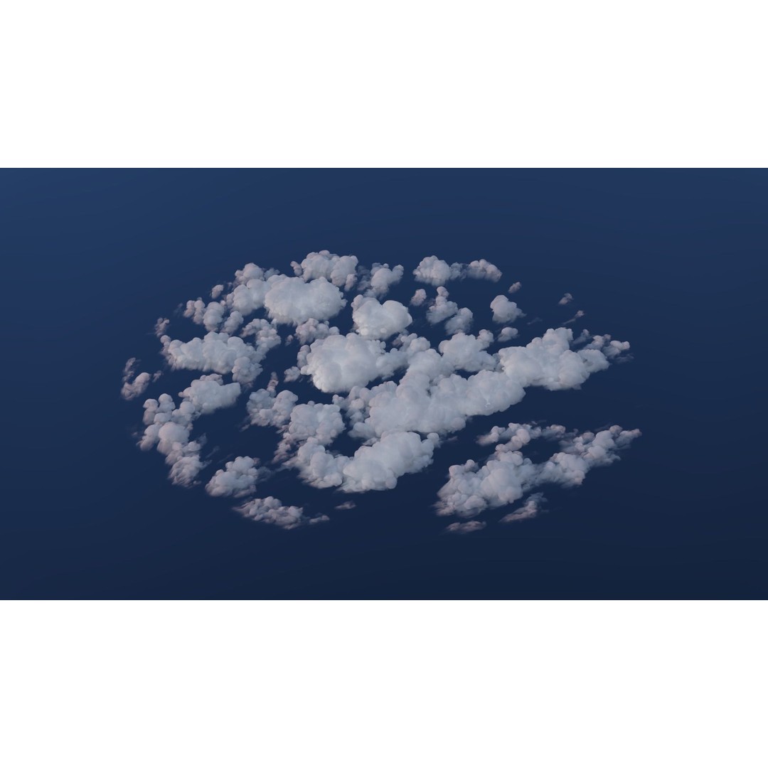 Volumetric Cloud Pack 3D Model – Realistic VDB Cloudscapes for Animation - View 6