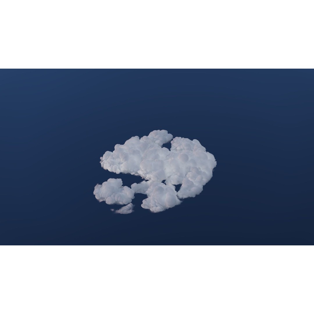 Volumetric Cloud Pack 3D Model – Realistic VDB Cloudscapes for Animation - View 7