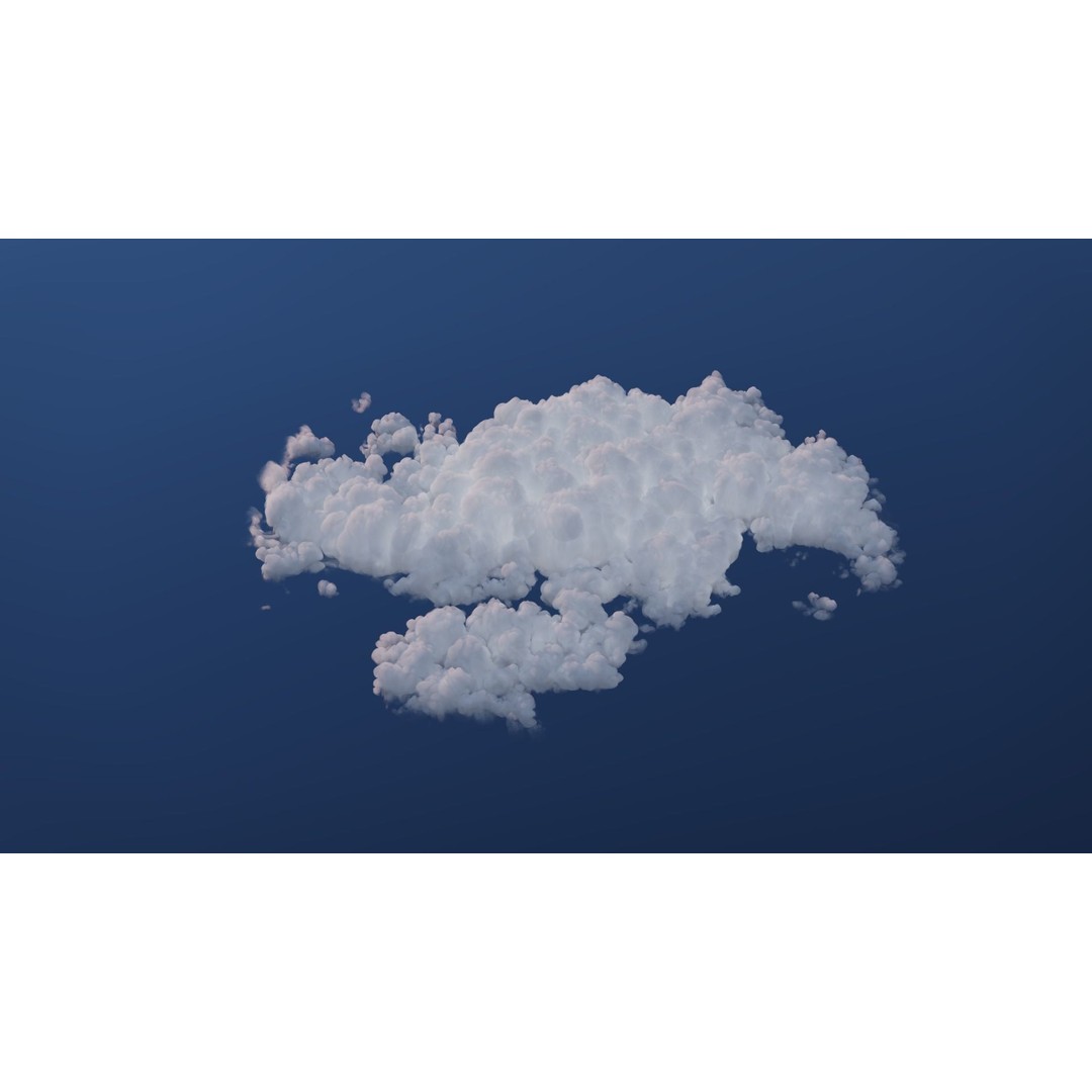 Volumetric Cloud Pack 3D Model – Realistic VDB Cloudscapes for Animation - View 8