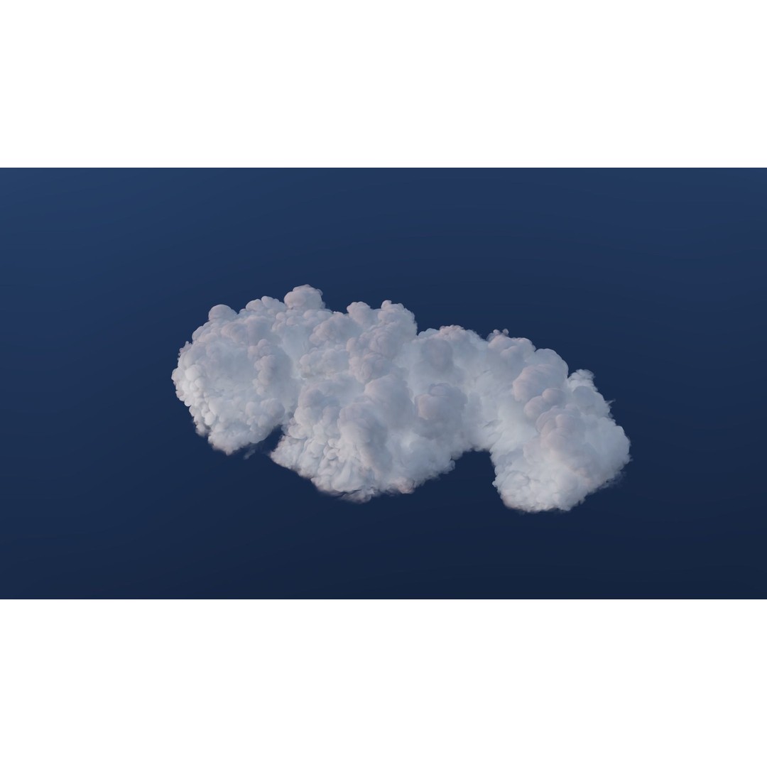 Volumetric Cloud Pack 3D Model – Realistic VDB Cloudscapes for Animation - View 9