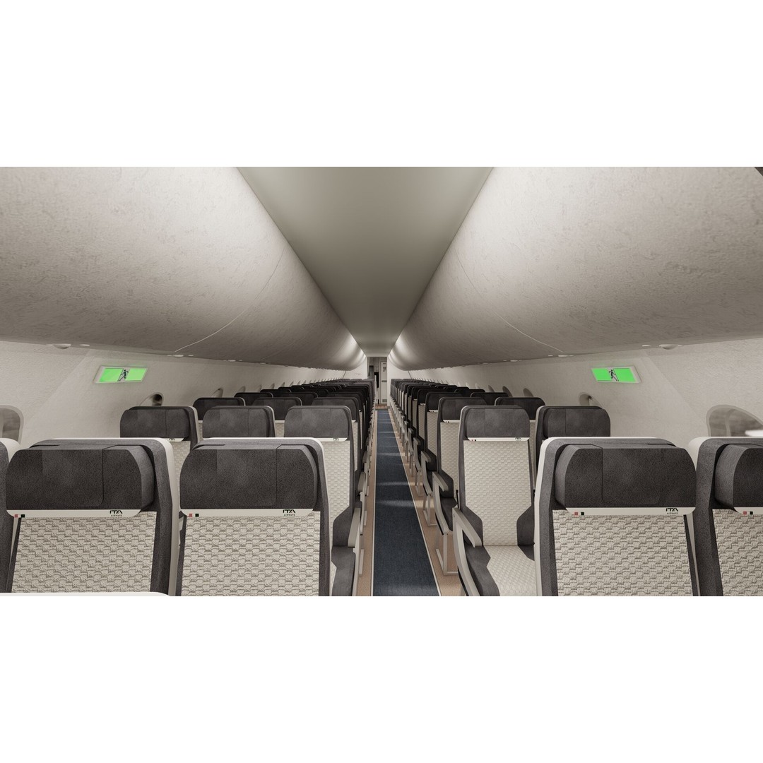 Airbus A220-100 3D Model – Detailed Commercial Aircraft Asset, FBX - View 23