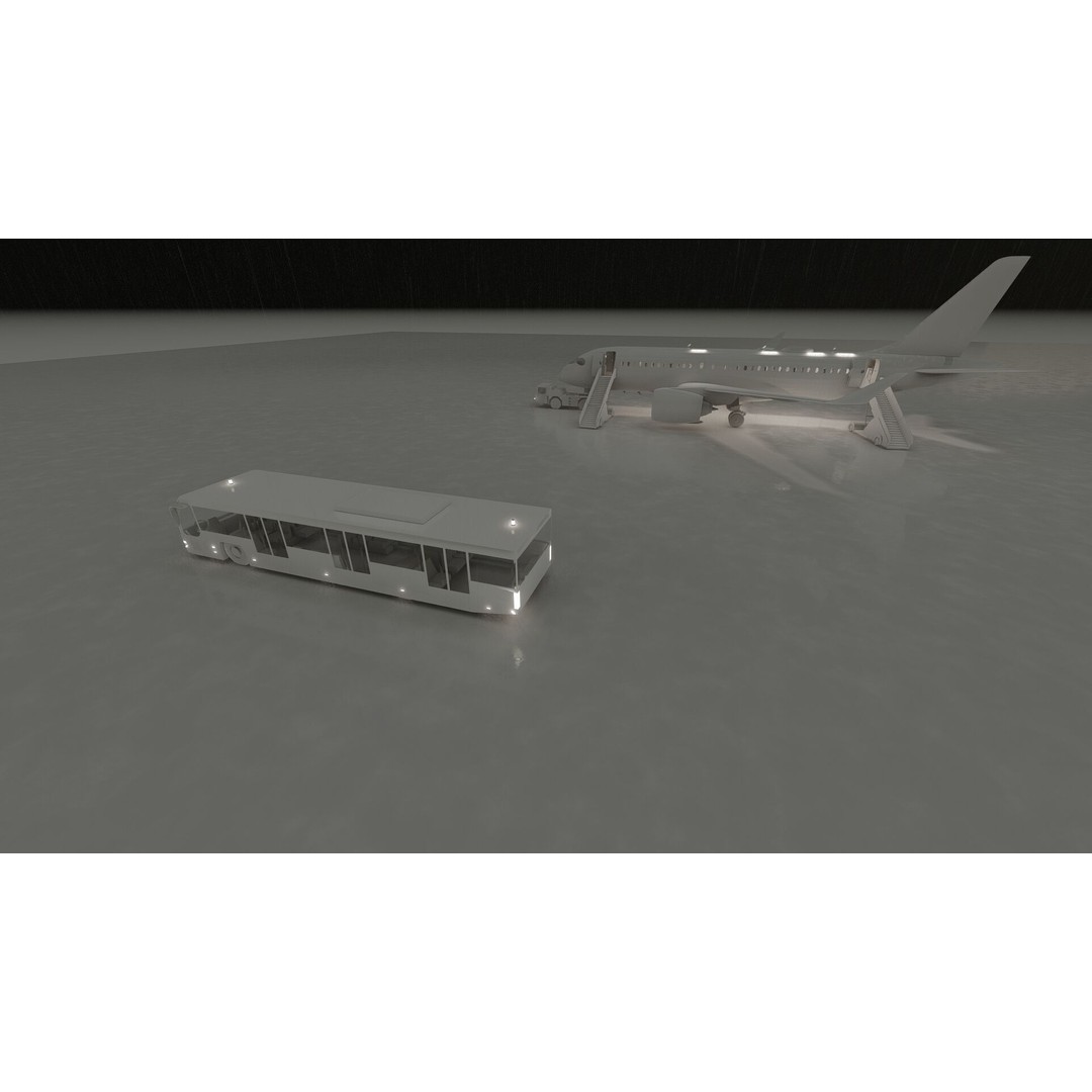Airbus A220-100 3D Model – Detailed Commercial Aircraft Asset, FBX - View 30