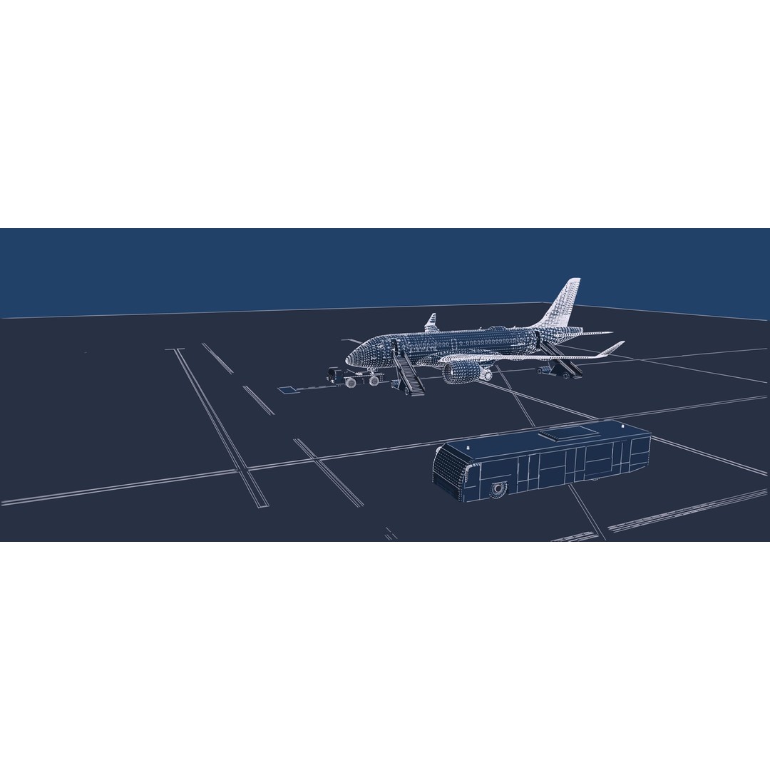 Airbus A220-100 3D Model – Detailed Commercial Aircraft Asset, FBX - View 41