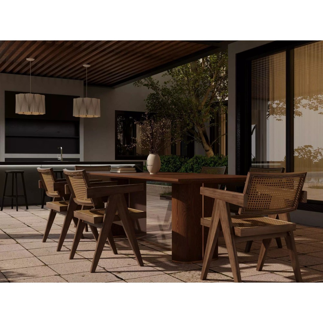 Modern Villa 3D Model – Low Poly Luxury Architecture with Pool - View 10