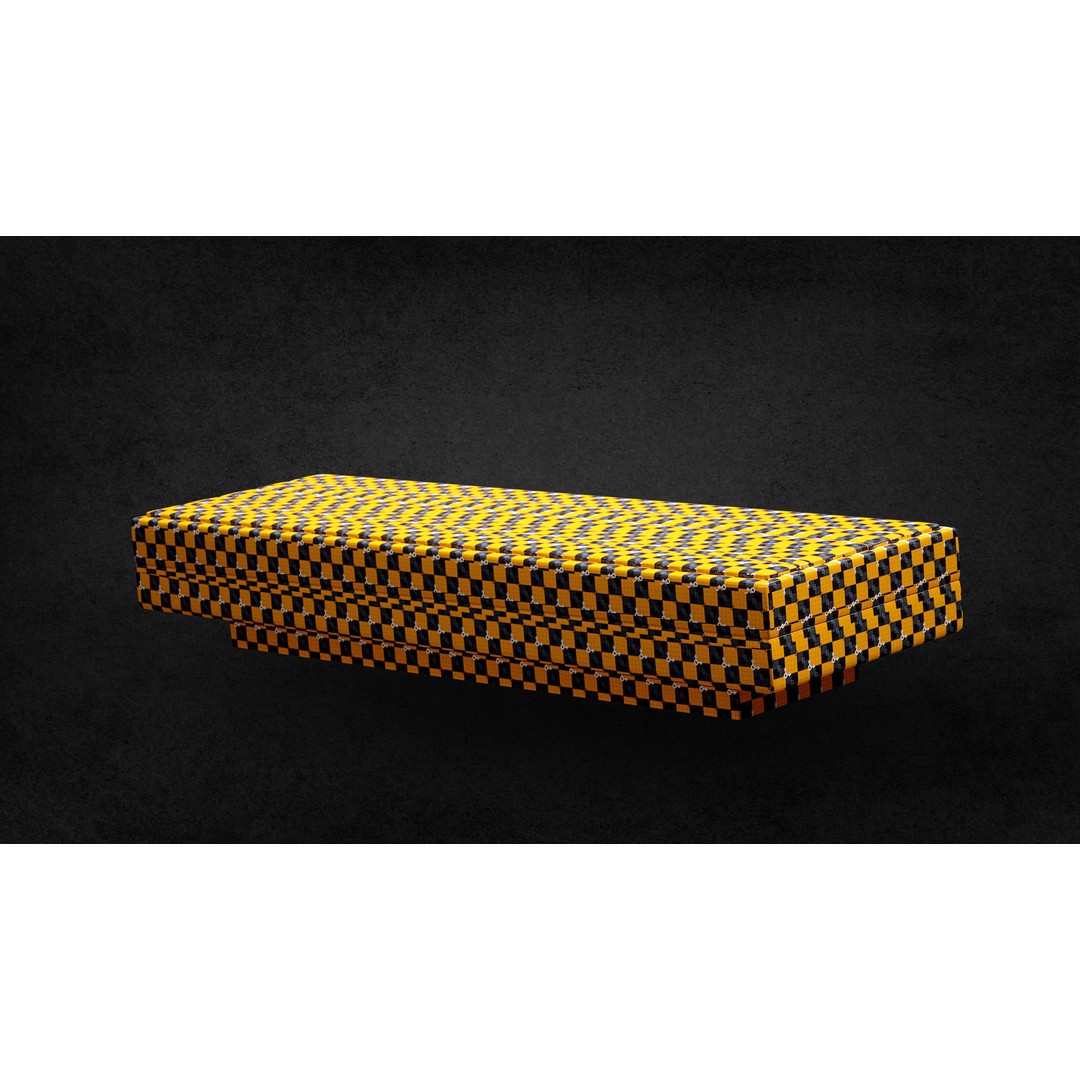 Street Bench 3D Model – Low Poly Game Asset, UV Unwrapped, FBX - View 20