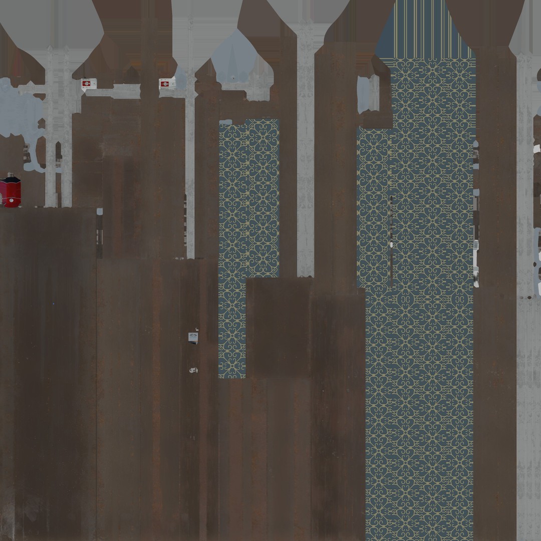 Old Metal Door 3D Model – Low Poly Game Ready Asset, FBX, OBJ