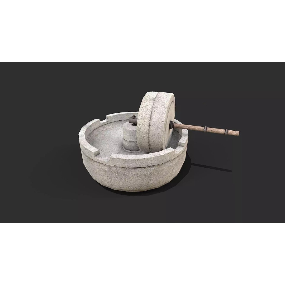 Medieval Farm Tools 3D Model – Low Poly Game Ready Asset, FBX - View 10