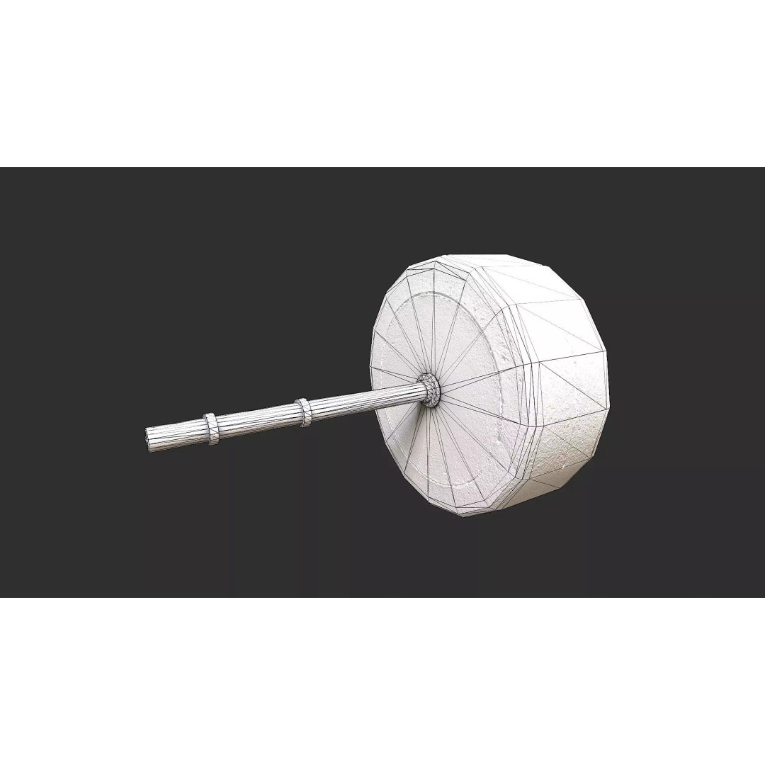 Medieval Farm Tools 3D Model – Low Poly Game Ready Asset, FBX - View 18