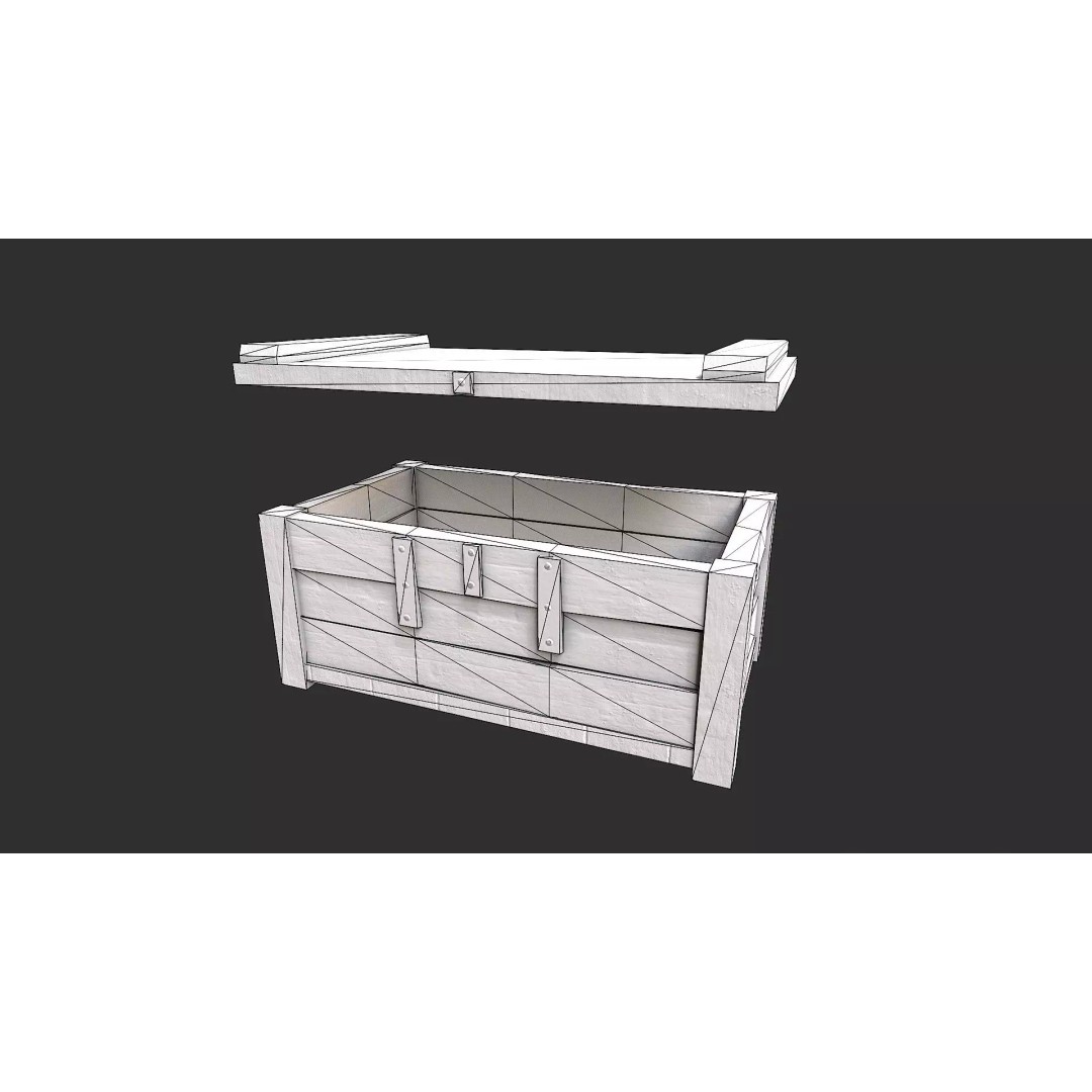 Medieval Farm Tools 3D Model – Low Poly Game Ready Asset, FBX - View 21