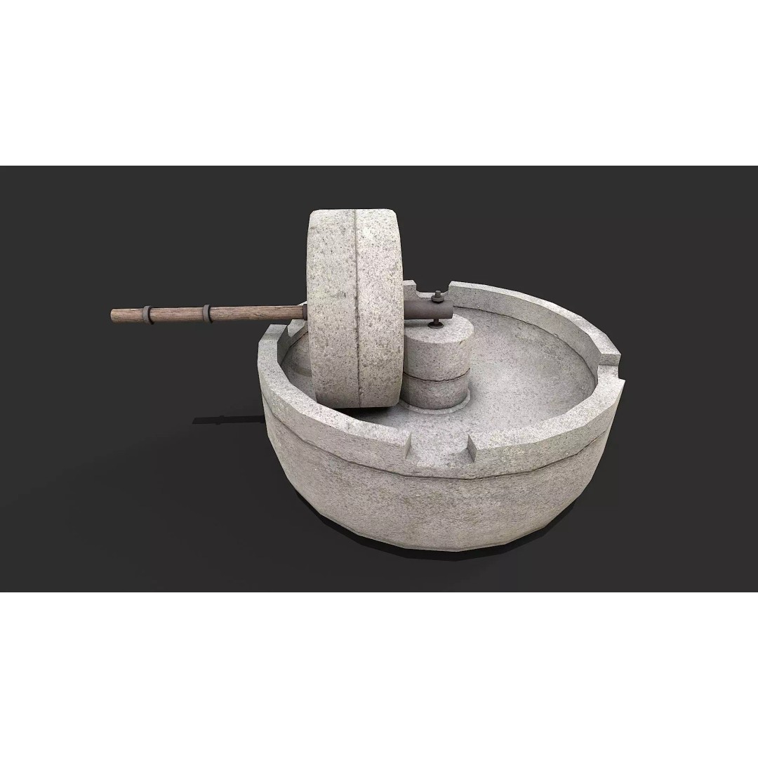 Medieval Farm Tools 3D Model – Low Poly Game Ready Asset, FBX - View 3