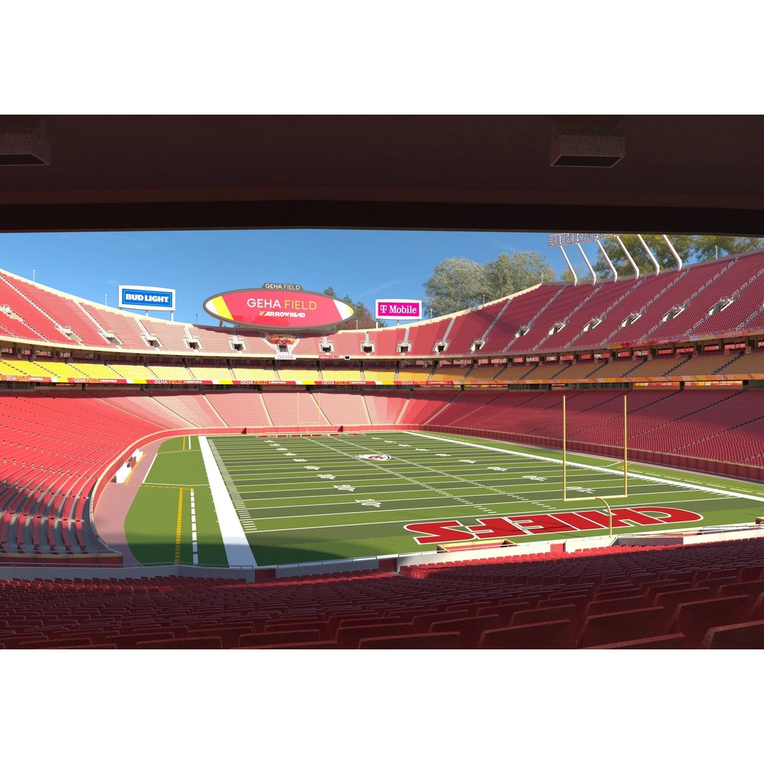 Geha Field 3D Model – Accurate Stadium Asset for Rugby and Soccer - View 13
