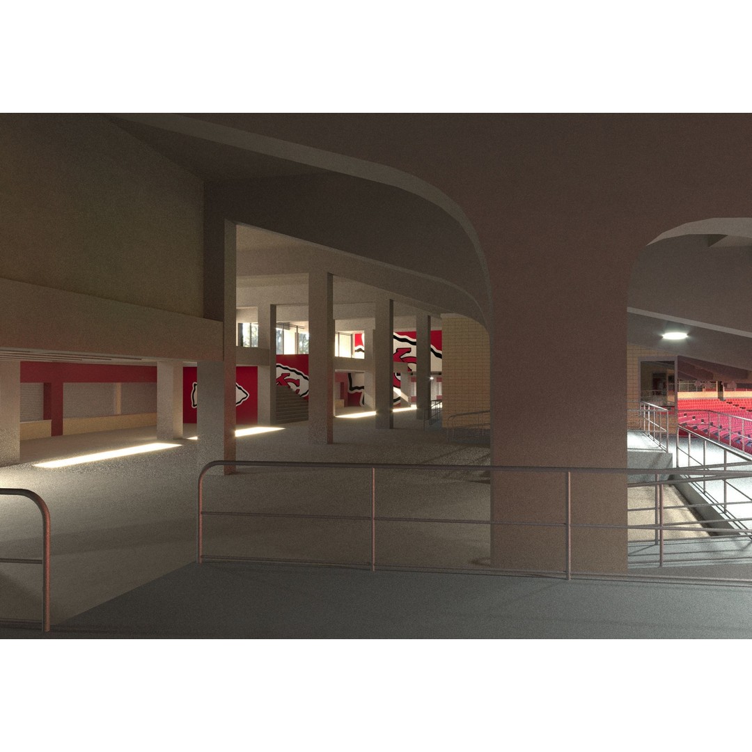 Geha Field 3D Model – Accurate Stadium Asset for Rugby and Soccer - View 14