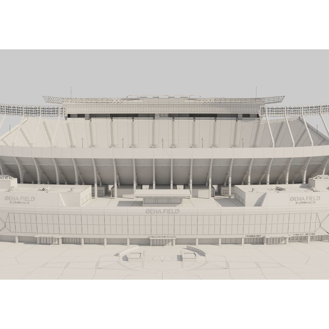 Geha Field 3D Model – Accurate Stadium Asset for Rugby and Soccer - View 18