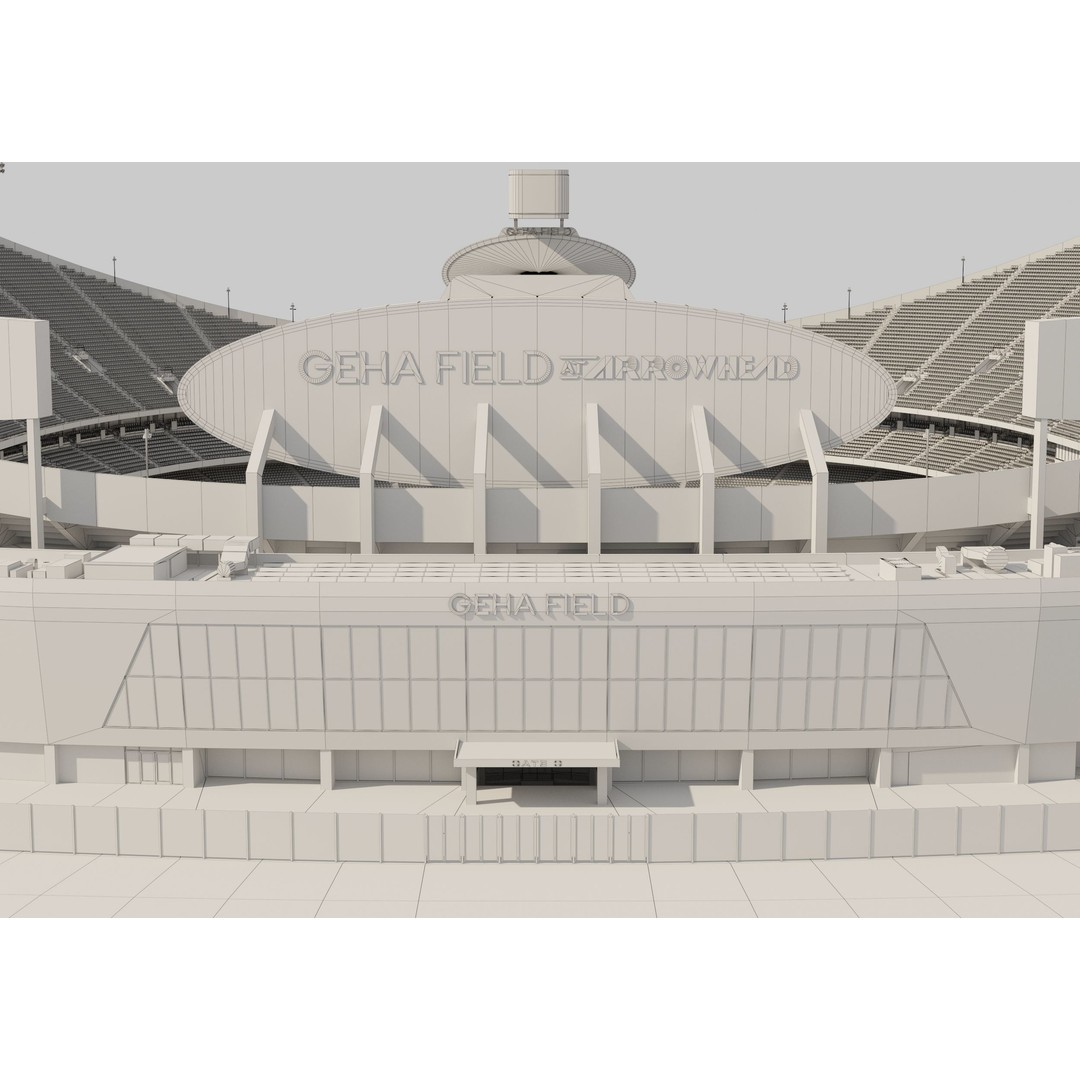 Geha Field 3D Model – Accurate Stadium Asset for Rugby and Soccer - View 19