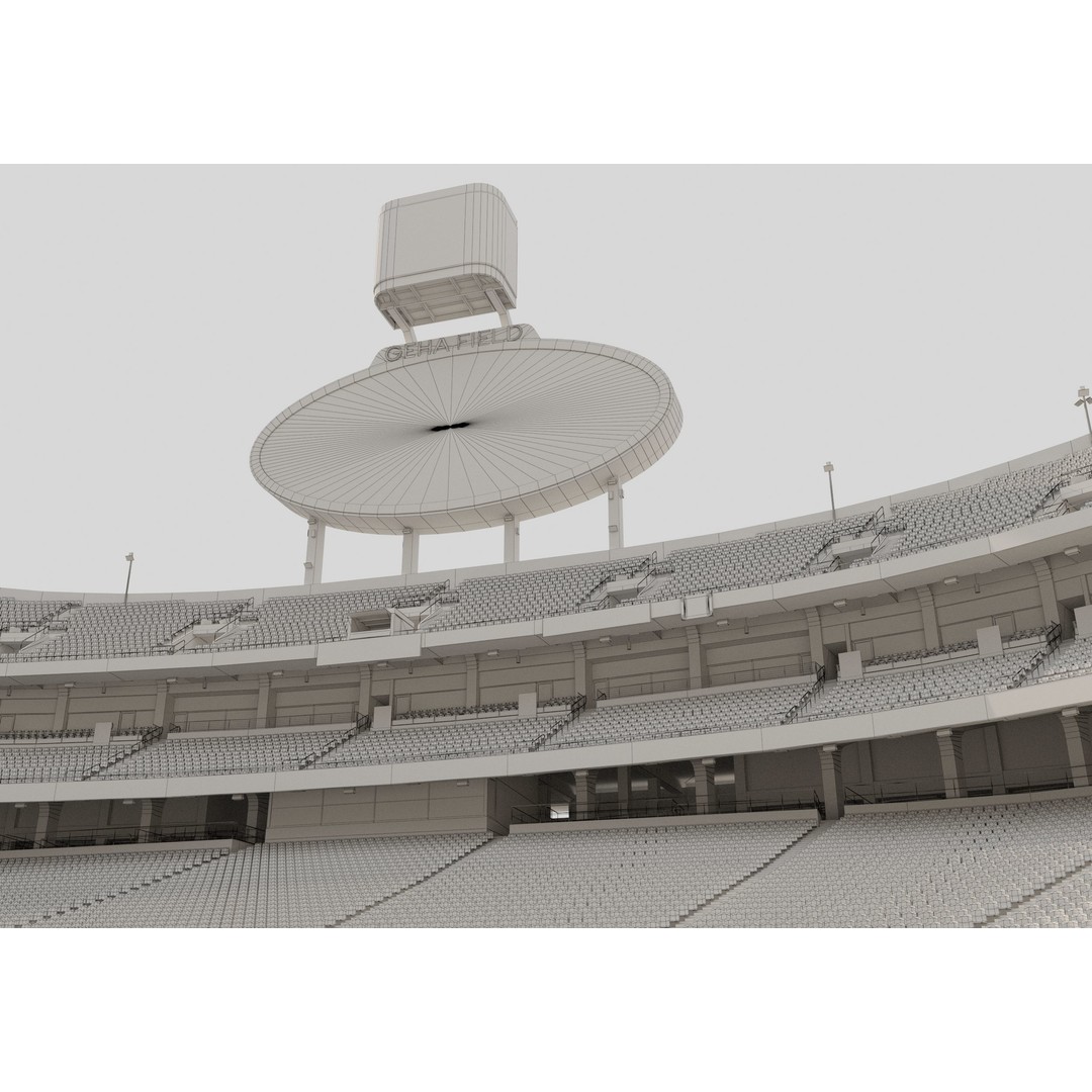Geha Field 3D Model – Accurate Stadium Asset for Rugby and Soccer - View 25