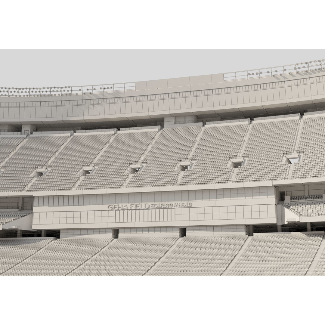 Geha Field 3D Model – Accurate Stadium Asset for Rugby and Soccer - View 26