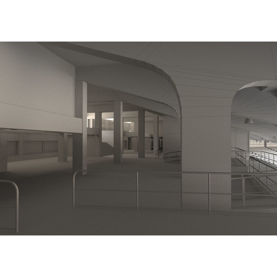 Geha Field 3D Model – Accurate Stadium Asset for Rugby and Soccer - View 28