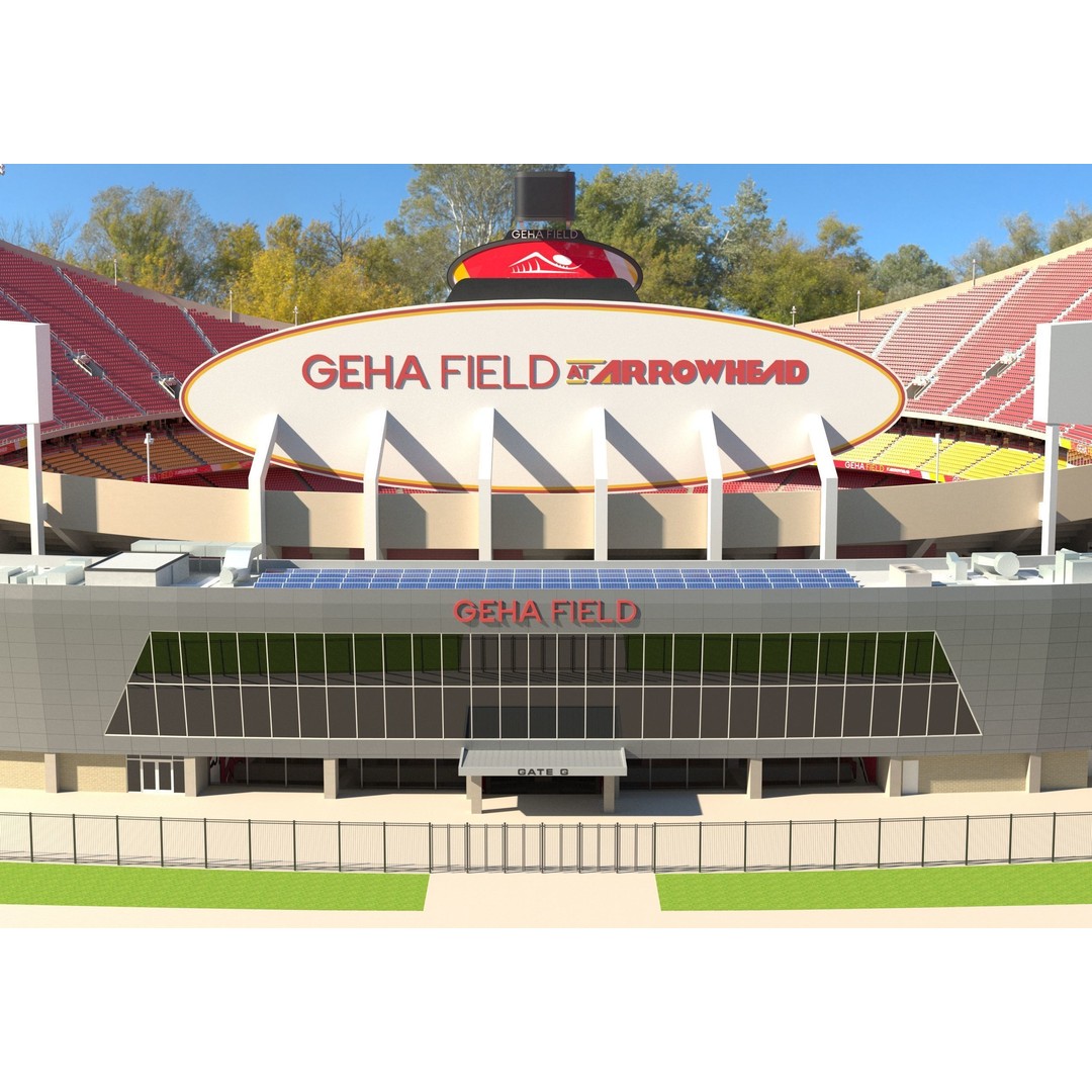 Geha Field 3D Model – Accurate Stadium Asset for Rugby and Soccer - View 5