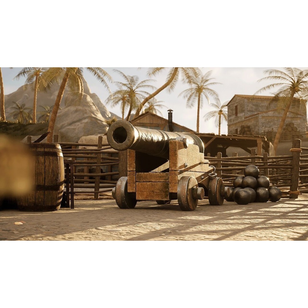 Pirate Island 3D Model – Low Poly Modular Game Asset, FBX, PBR - View 3