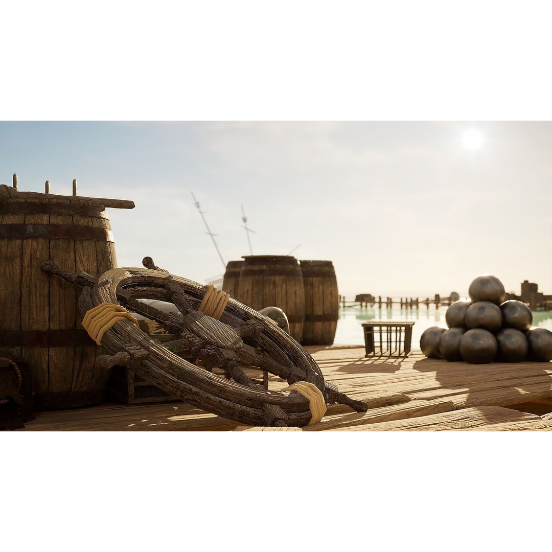 Pirate Island 3D Model – Low Poly Modular Game Asset, FBX, PBR - View 7