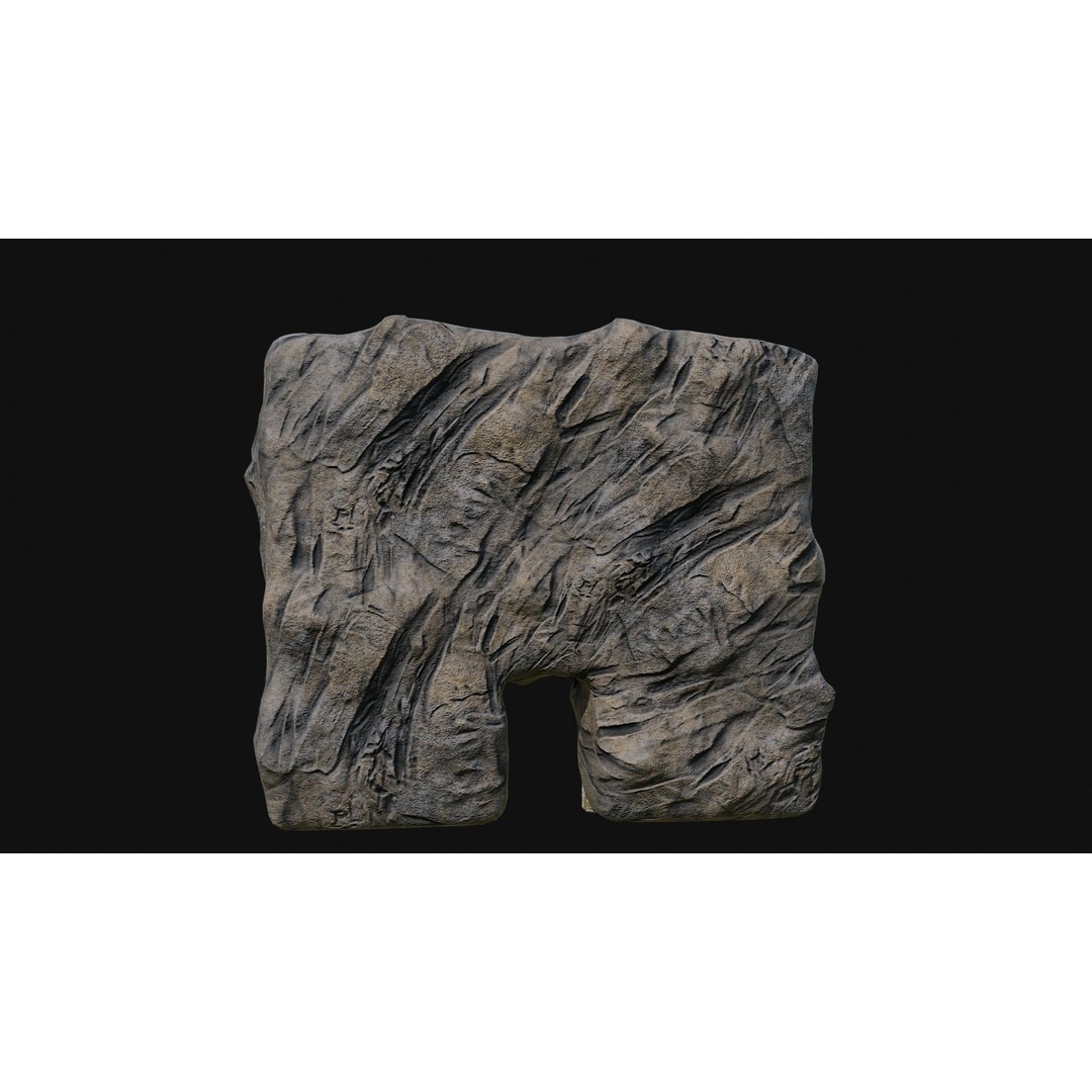 Cave Entrance 3D Model – Low Poly Game-Ready Ancient Temple Asset, FBX - View 40