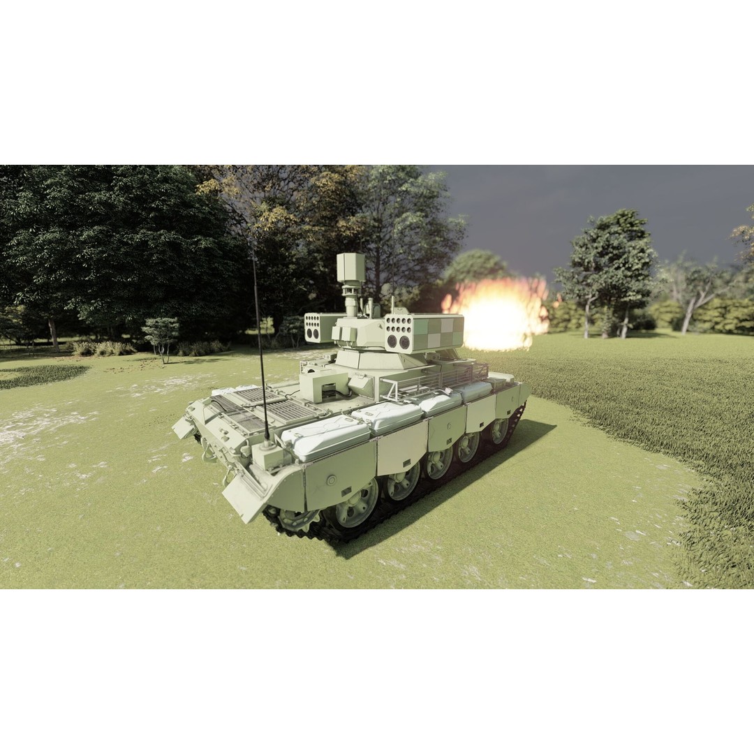 QN-506 Multi-Weapon Tracked Armored Vehicle 3D Model – Military Vehicle, FBX/OBJ - View 12