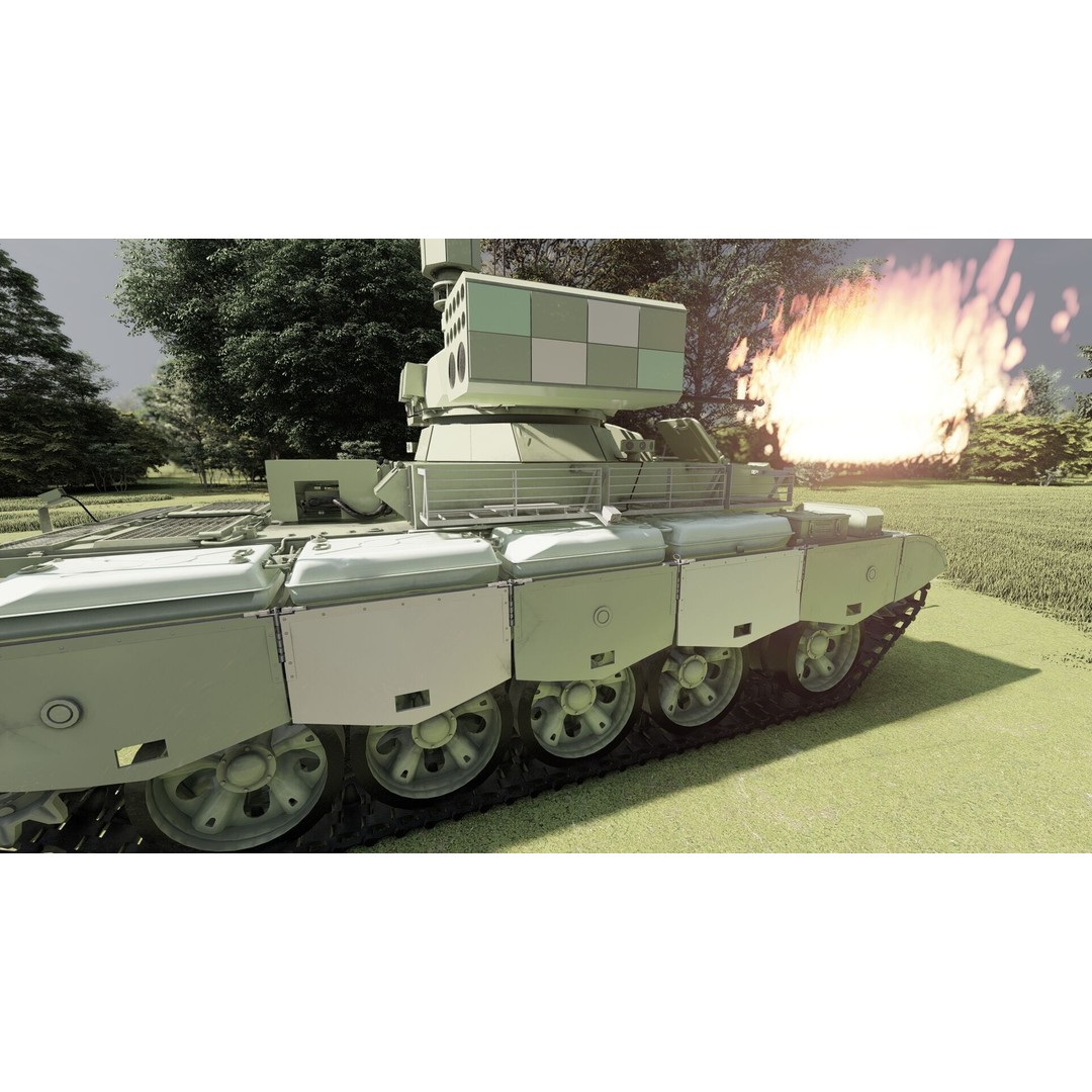 QN-506 Multi-Weapon Tracked Armored Vehicle 3D Model – Military Vehicle, FBX/OBJ - View 13