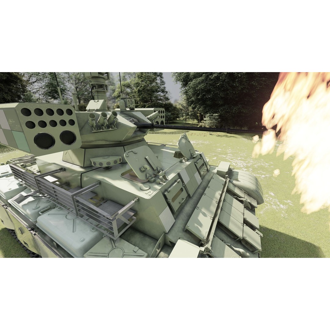 QN-506 Multi-Weapon Tracked Armored Vehicle 3D Model – Military Vehicle, FBX/OBJ - View 15